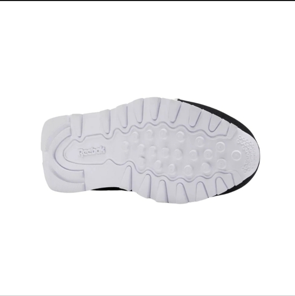 Reebok Kids Classic Nylon Sneakers - Black/Black White FV4441 - Picture 2 of 9